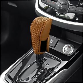Stacool Gear Shift Cover,Breathable & Anti-Scratch Shift Knob Cover Car Decorations for Protect Car Shifter,Universal Car Shifter Cover Car Accessories Interior for Car,Truck,SUV (Black)
