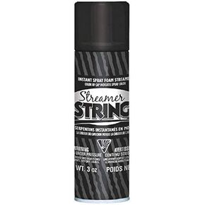 Fun Black Streamer String - 3 oz. (1 Count) - Perfect for Indoor & Outdoor Events