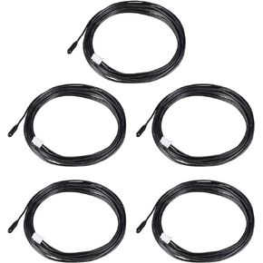 uxcell 5pcs 20K NTC Temperature Sensor Probe 6.6ft Digital Thermometer Extension Cable