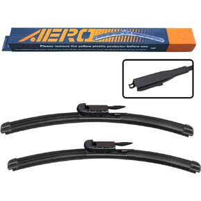 AERO Avenger 26"+22" Premium All-Season Windshield Wiper Blades with Extra Rubber Refills OEM Replacement for Toyota Tundra & Sequoia 2021-2007 & Ford Explorer 2019-2011 + 1 Year Warranty (Set of 2)