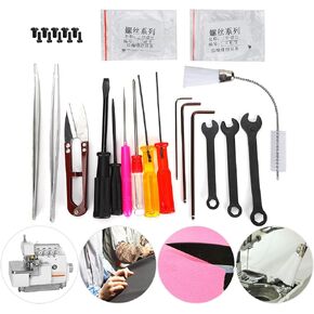 Overlock Sewing Machine Took Kit, Sewing Machine Repair Accessories High-quality Elastic for Overedger Parts for Screwdriver Set