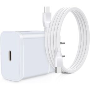 Fast Charger Type C 25W USB C Charger for Motorola Razr 2023, Edge, G24 Power, Moto G Play 2024/G Power/G Stylus/G Pure, Google Pixel 8 7 Pro 7a, Phone Charger 6FT Cable Type C Charger Fast Charging