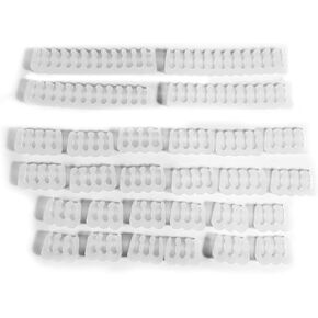 MICRO CONNECTORS 28 Pcs Cable Combs Kit – Clear (MSC-205CL)