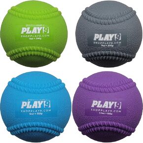 SHOP PLAY 9 | Plyoball Weighted Ball Baseball Set (with Seams) for Pitching and Velocity Training