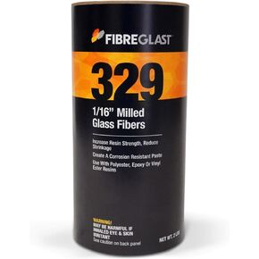 Fibre Glast Milled Powder Fiberglass – Mix with Epoxy Resin for Corrosion-Resistant Blister Putty, Filler, Gel Coat, Auto Surfacing, General Sealant & Marine Repairs, 1/2 Gallon – Made in USA
