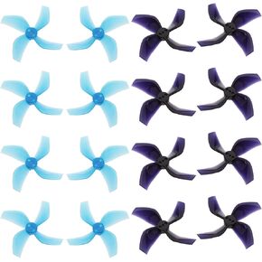 16PCS 2020 4-Blade Propellers with 1.5 mm Shaft Compatible with Beta85X HD Digital VTX Drone 1103 8000KV & 1105 5000KV Brushless Motors