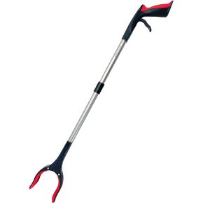 2-Pack Reacher Grabber Tool, Foldable Trash Picker Grabber, Trash Gripper, Garden Nabber, Litter Picker, Extended Grabber（Purple/Blue)