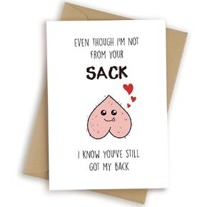Lovely Father's Day Card, Funny First Father's Day Gift from Baby Boy, Cute Baby Daddy Fathers Day Card for Dad to be, You Are My Second Favorite