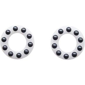 Folding Pocket Knives Bearing Ceramic Ball Pivot pin Washer, Nylon Gasket with Detent Beads Spacer,EDC Survival Knives Bearing Spacer Ring - Pack 2 Pieces