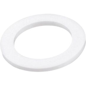 MECCANIXITY PTFE Flat Washers 30mm OD 20mm ID 2mm Thick Flange Gasket, White Pack of 10