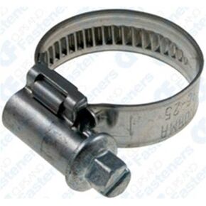 10 European Style Hose Clamps 5/8"-1" 16mm-25mm Range