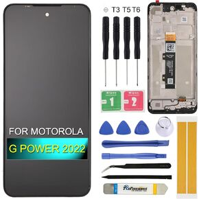 ل Moto G Power 2022 استبدال الشاشة XT-2165 XT-2165DL 6.5 ''شاشة الكريستال السائل مجموعة رقمنة اللمس مع أدوات in Kuwait