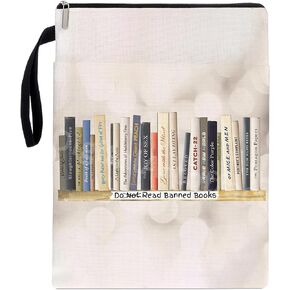Book Covers，Book Sleeve with Zipper, Book Lover Gifts, Not B Book, 9 X 11 Inch