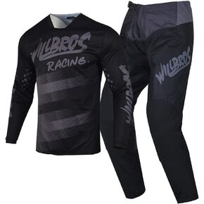Motocross Jersey Pants Combo Mens Women Dirt Bike Protective MX Gear Set Offroad Riding Adult