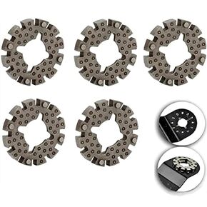 5pcs Adapters for Rockwell Sonicrafter Oscillating Tool Saw Blades - Universal Shank Converter for Star Lock Saw Blades -Multi Master Power Tool Woodworking Accessory for Enhanced