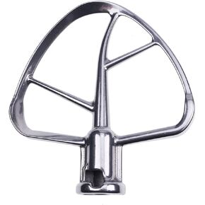 Stainless Steel Flat Beater Replacement for Kitchenaid 4.5-5QT Tilt-Head Stand Mixer - Fit for K45 K45SS KSM75 KSM90 KSM95 KSM100 KSM103 KSM110 KSM150