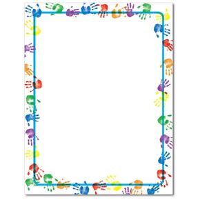Baby Handprints Stationery Paper - 80 Sheets