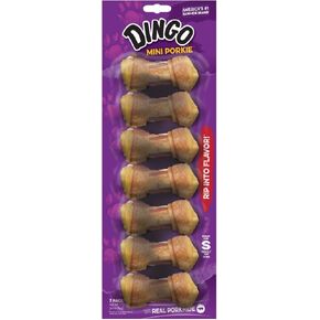 Dingo Porkie Mini Bones, 7-Count (22507)
