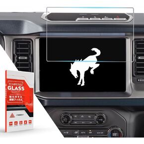 ASZSK Tempered Glass Screen Protector For Bronco 2024 2023 2022 2021,12In Infotainment Protective Film Compatible with Ford Bronco Accessories