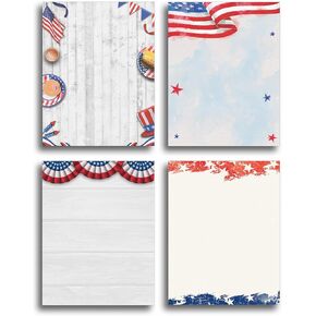 American Patriotic Stationery Printer Paper Variety Pack - 80 Sheets in Saudi Arabia