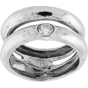 Silpada ‘Witty’ Sterling Silver Cubic Zirconia Ring