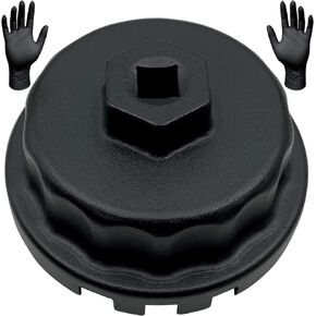 Oil Filter Wrench fit for Lexus Toyota Camry RAV4 Highlander Sienna Tundra and More, 2.5L to 5.7L Engines, with Cartridge Style Oil Filter Housings.