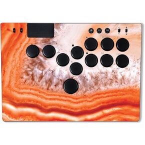 MightySkins Skin Compatible with Razer Kitsune - Orange Quartz | Protective, Durable, and Unique Vinyl Decal wrap Cover | Easy to Apply & Change Styles | Made in The USA