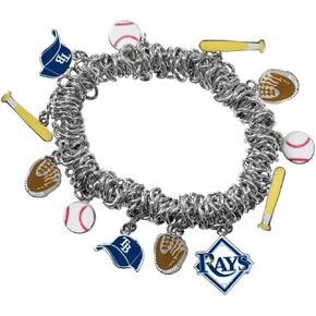 Game Time 101490 MLB Tampa Bay Rays Stretch Bracelet