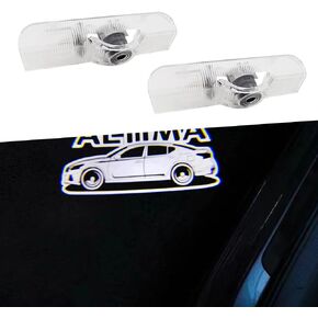2PCS LED Car Door Logo Lights Projector Compatible with Armada 2017-2022 Puddle Lights Ghost Shadow Light Kit Car Accessories (Armada)