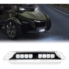 SAUTVS LED Auxiliary Light Kit for Can-Am Spyder RT, Front LED Extras Auxiliary Driving Light Daytime Running Light DRL for Can Am Spyder RT 2020-2024 Accessories (1PC, Replace #219400991)