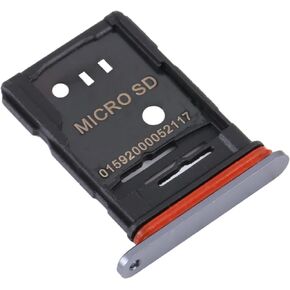 Sim Card Holder Micro SD Slot Tray Module Replacement Compatible with TCL 20 Pro 5G T810H (Gray)