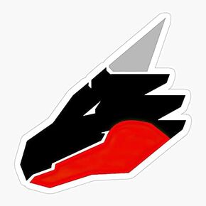 Pack of 2 3" Stickers - Yiff Bad Dragon Furry Sticker Graphic - Die Cut Sticker, High Resolution Top Grade Vinyl