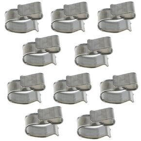 Trailer Frame Wire Clip LUORNG 10PCS Long Type 304 Stainless Steel Solar Panel Cable Clips Clamp for Cable Diameter 5.0mm - 7.60mm, 19mm Solar Panel Wire Clip, PV Module Wire Management