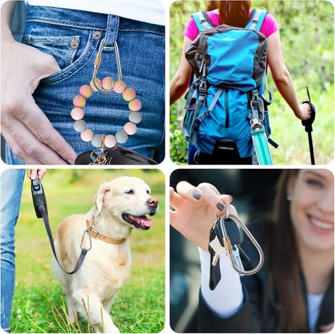 10 قطع من حلقات التثبيت الصغيرة المصنوعة من التيتانيوم، حلقة مثالية على شكل حرف D للاستخدام الخارجي والداخلي in Kuwait