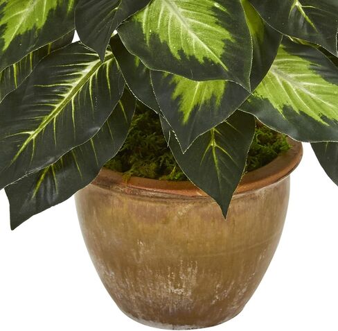 Nearly Natural Dieffenbachia Artificial Plant in Ceramic Planter in Saudi Arabia