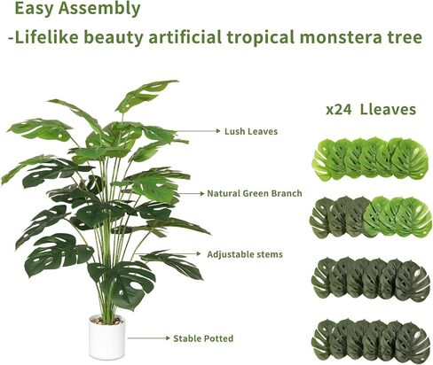 28" Artificial Palm Plant Indoor Plant Tall Fake Tropical Paradise Palm Tree in White Pot with Real Bark Design Faux Areca Palm Tree for Home Office Living Room Farmhouse Modern Decoration in Saudi Arabia