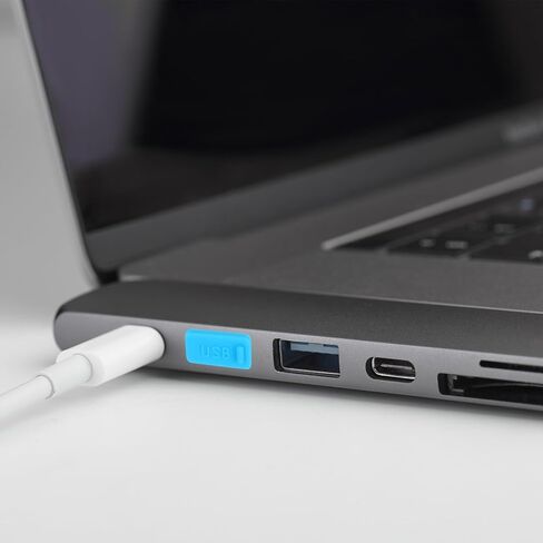 MECCANIXITY 80 قطعة من مقابس منفذ USB تغطي أغطية سيليكون مضادة للغبار لنوع C/USB C، قابس أنثى USB، RJ45، بطاقة SD، منافذ سماعة الرأس، أحمر وردي (16 قطعة/المجموعة) in Saudi Arabia