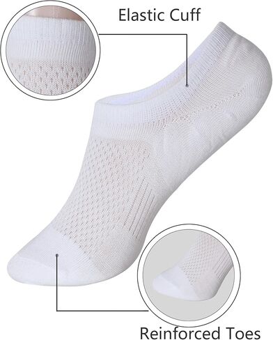 YZKKE No Show الجوارب النسائية القطنية المنخفضة القطع غير القابلة للانزلاق الجوارب غير المرئية المسطحة بطانة القارب الجوارب 8 أزواج in Kuwait