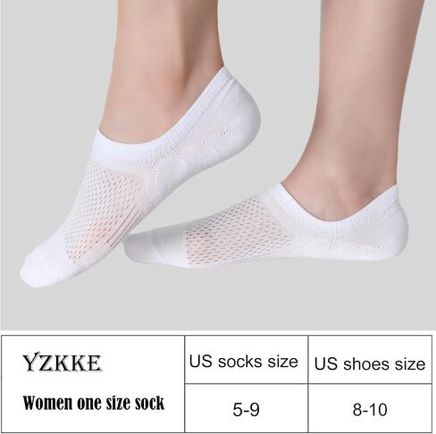 YZKKE No Show الجوارب النسائية القطنية المنخفضة القطع غير القابلة للانزلاق الجوارب غير المرئية المسطحة بطانة القارب الجوارب 8 أزواج in Kuwait