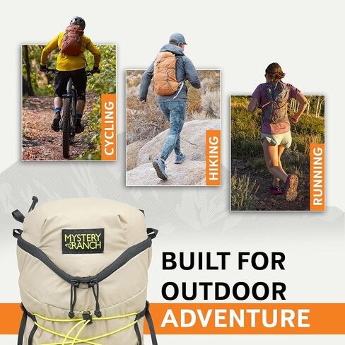 حقيبة Mystery Ranch Gallagator Daypack - حقيبة سفر إلى حقيبة ظهر للمشي لمسافات طويلة، أسود، 19 لتر in Kuwait