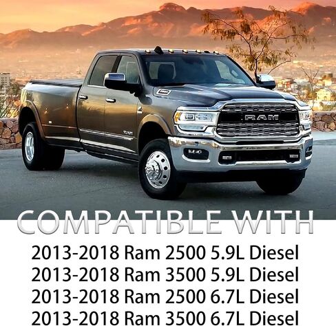 فلتر الوقود متوافق مع محركات الديزل التوربينية Ram 2500 3500 4500 6.7L للأعوام 2011-2017، مجموعة فلاتر وقود الديزل Ram 6.7L L6 Cummins مع حلقة دائرية تحل محل # 68197867AA 68157291AA in Kuwait