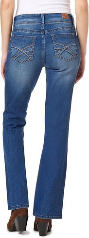 جينز WallFlower النسائي Luscious Curvy Bootcut متوسط ​​الارتفاع Insta Stretch Juniors (قياسي وPlus) in Kuwait