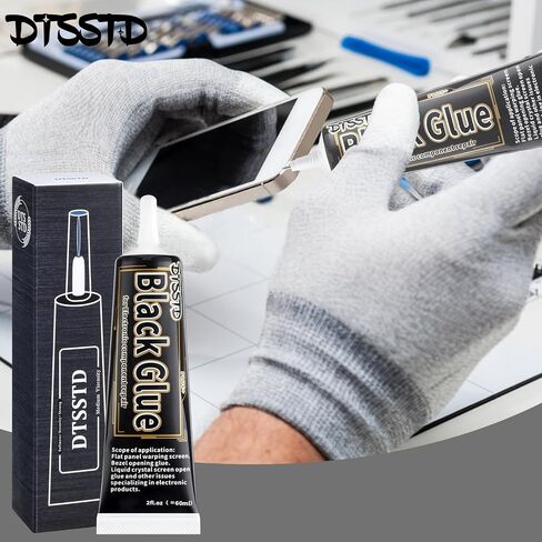Black Glue for Phone Repair, Precision Craft Adhesive for Cell Phone Screen Repair,Applicable to All Kinds of Electronic Products, Electronic Components, Accessories, etc 2oz in Saudi Arabia