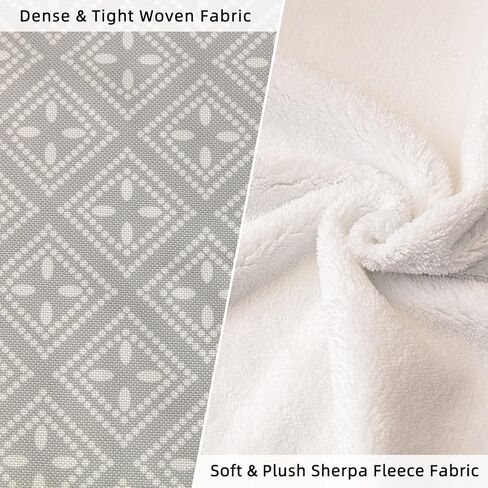 بطانية DaysU قابلة للعكس مقاومة للماء للأريكة وغطاء سرير الكلب، بطانية من القماش المنسوج للقطط كحامي للأثاث، بطانية ناعمة من صوف الشيربا للحيوانات الأليفة للكلاب والقطط، رمادي، 40 × 56 بوصة in Kuwait