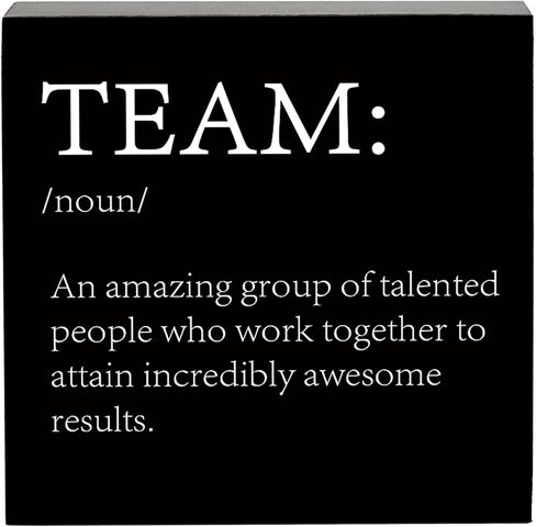 Inspirational Good Leader Wooden Box Sign, Leader Sign Office Desk Decor, Mentor Leadership Boss Gifts, Good Leader Definition Teamwork Sign for Office Home Desk Shelf Table Decorations in Kuwait