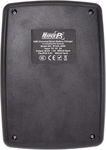 شاحن بطارية ذكي عالمي USB لبطاريات LiFePO4 3.2 فولت مع 8 قطع 3.2 فولت LiFePo4 14430 4/5 AA (14 × 43 مم) بطارية قابلة لإعادة الشحن 400 مللي أمبير في الساعة in Kuwait