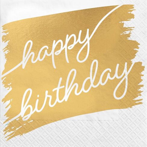 Multicolored Pretty Petals Birthday Luncheon Napkins, 6.5" (16-Pack) - Disposable Party Tableware for Birthday Celebrations in Saudi Arabia
