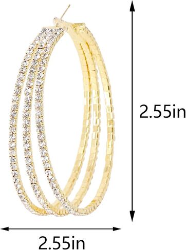jascaela Women’s Rhinestone Crystal Dangle Earrings Glitter Tassel Chandelier Filigree Dangle Earrings Bride Jewelry in Saudi Arabia