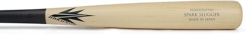 Spark H110 Wooden Baseball Bat Maple Wood Gamebat Practice Training Bat Adult (-2.5 Dropweight) [Made in Japan] in Kuwait