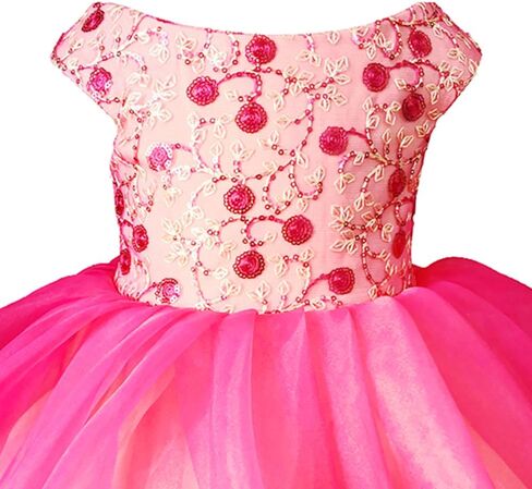 فستان Jenniferwu EB1130F للأطفال حديثي الولادة وحديثي الولادة وحفلات أعياد الميلاد للفتيات الصغيرات مقاس 6-9M in Kuwait